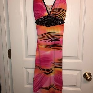 Silk party dress